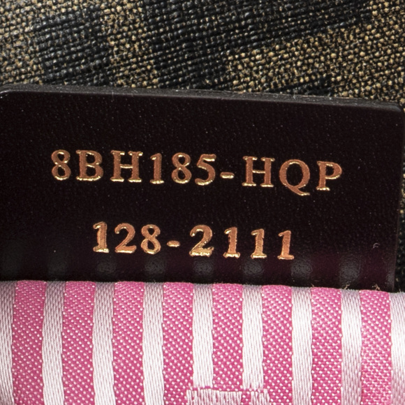 Fendi Spalmati Striped Roll Tote - Picture 8 of 8